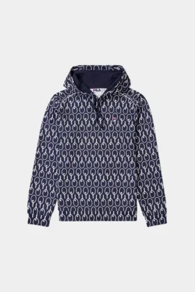 Sweat à capuche bleu nuit