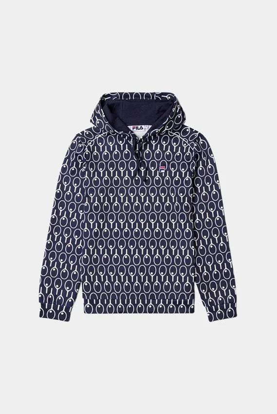 Sweat à capuche bleu nuit