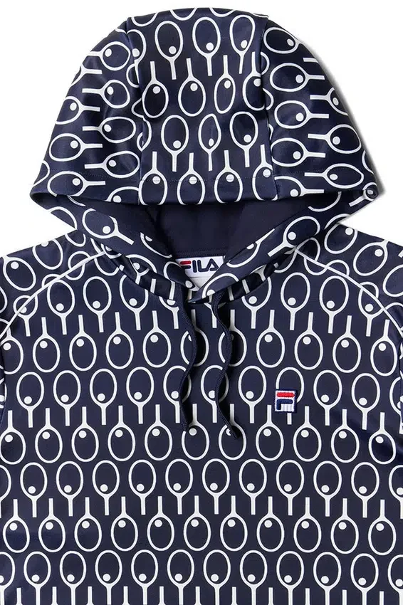 Sweat à capuche bleu nuit