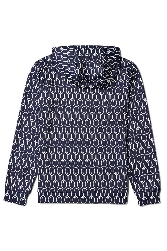 Sweat à capuche bleu nuit