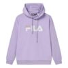 Sweat à capuche Classic Logo « Violet Blanc »