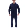 Sweat à capuche Fila Italo en velours bleu marine