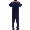 Sweat à capuche Fila Italo en velours bleu marine