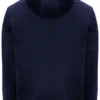 Sweat à capuche Fila Italo en velours bleu marine