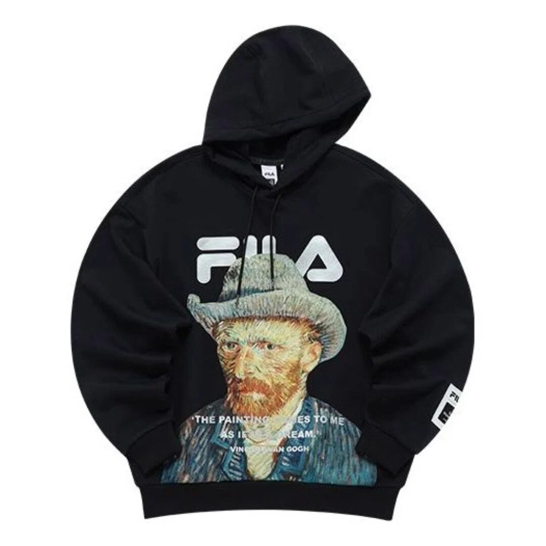 Sweat à capuche Fila x Musée Van Gogh « Black Multi-Color »