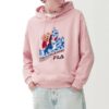 Sweat à capuche imprimé « Rose »