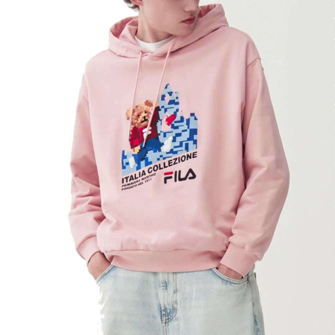 Sweat à capuche imprimé « Rose »