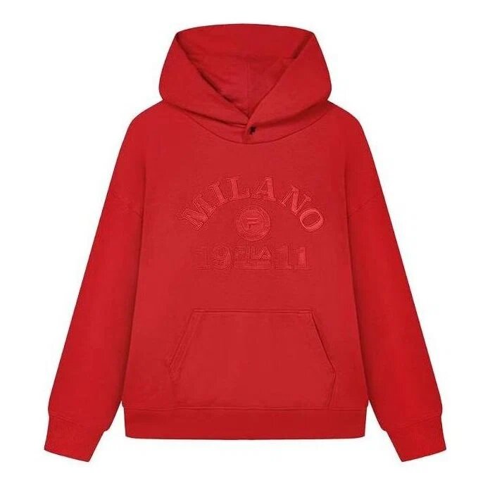 Sweat à capuche Milano « Rouge »