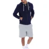 Sweat à capuche zippé Tenconi bleu marine de Fila
