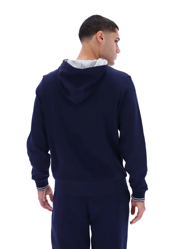 Sweat à capuche zippé Tenconi bleu marine de Fila