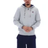 Sweat à capuche zippé Tenconi gris chiné