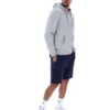 Sweat à capuche zippé Tenconi gris chiné