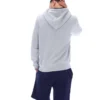 Sweat à capuche zippé Tenconi gris chiné