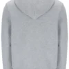 Sweat à capuche zippé Tenconi gris chiné