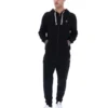 Sweat à capuche zippé Tenconi noir