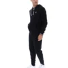 Sweat à capuche zippé Tenconi noir