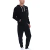 Sweat à capuche zippé Tenconi noir