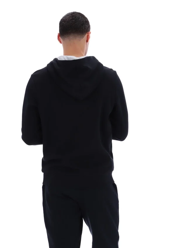 Sweat à capuche zippé Tenconi noir