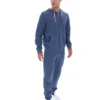 Sweat à capuche zippé Vintage Indigo Tenconi