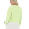 Sweat à col rond ample Jorie, couleur Shadow Lime