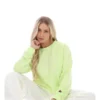 Sweat à col rond ample Jorie, couleur Shadow Lime