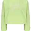 Sweat à col rond ample Jorie, couleur Shadow Lime