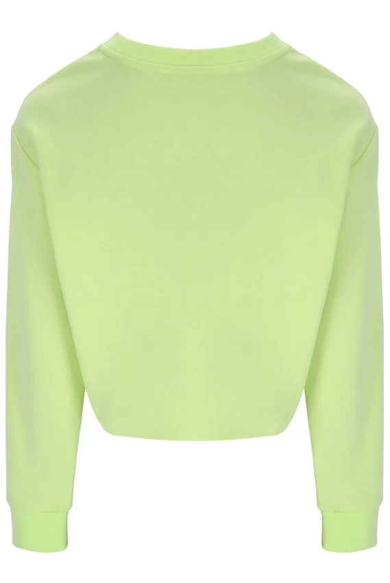 Sweat à col rond ample Jorie, couleur Shadow Lime