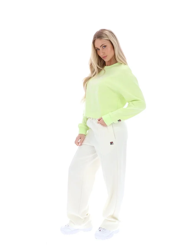 Sweat à col rond ample Jorie, couleur Shadow Lime
