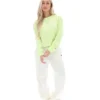Sweat à col rond ample Jorie, couleur Shadow Lime
