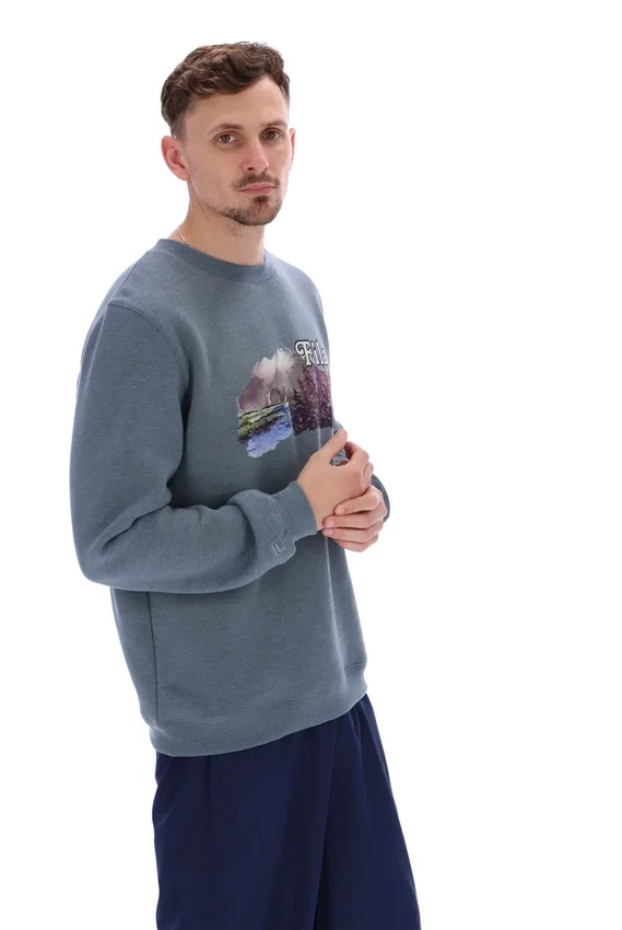 Sweat à col rond Stormy Weather Len Graphic