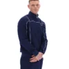 Sweat de sport Fila Armando bleu marine à passepoils contrastés