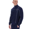 Sweat de sport Fila Armando bleu marine à passepoils contrastés