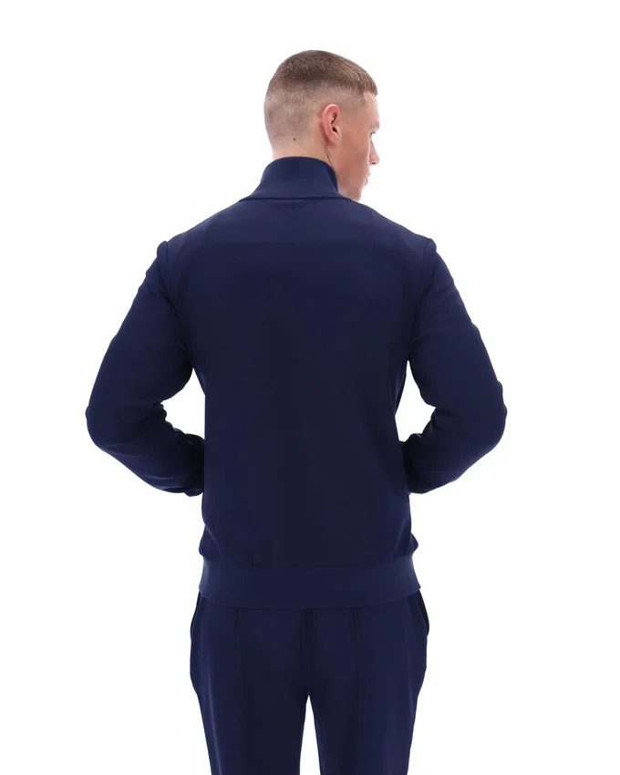 Sweat de sport Fila Armando bleu marine à passepoils contrastés
