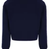 Sweat-shirt à col rond ample Fila Jorie bleu marine