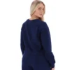 Sweat-shirt à col rond ample Fila Jorie bleu marine