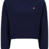Sweat-shirt à col rond ample Sestri bleu marine de Fila