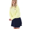 Sweat-shirt à col rond ample Sestri Jaune Cire