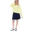 Sweat-shirt à col rond ample Sestri Jaune Cire