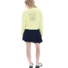 Sweat-shirt à col rond ample Sestri Jaune Cire