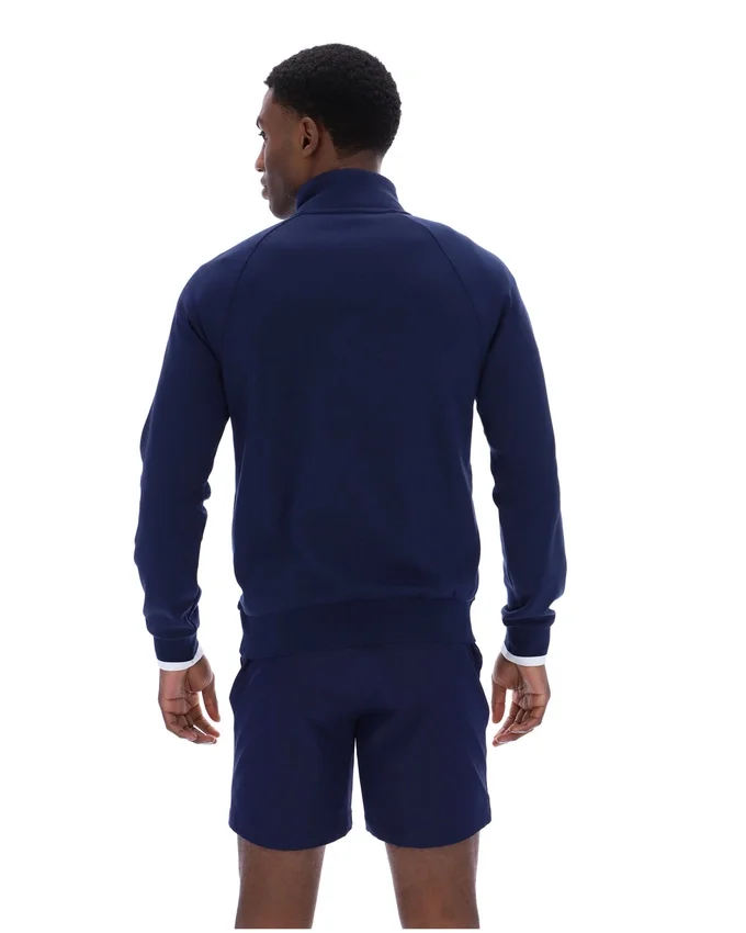 Sweat-shirt à col zippé 1/4 Fila Rolando bleu marine