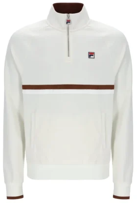Sweat-shirt à col zippé 1/4 Gardenia Rolando