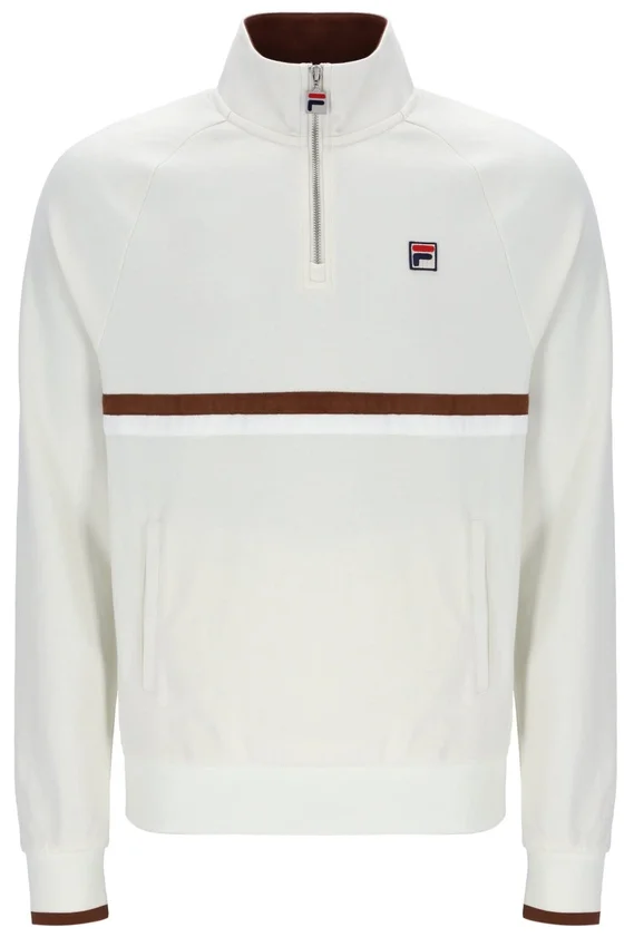 Sweat-shirt à col zippé 1/4 Gardenia Rolando