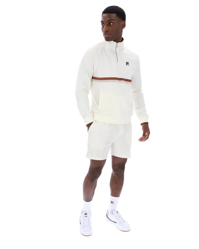 Sweat-shirt à col zippé 1/4 Gardenia Rolando