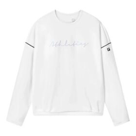 Sweat-shirt de sport à capuche avec lettrage « White »