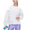Sweat-shirt de sport à capuche avec lettrage « White »