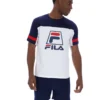 T-shirt blanc Damon « Cut and Sew »