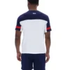T-shirt blanc Damon « Cut and Sew »