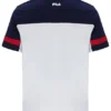 T-shirt blanc Damon « Cut and Sew »