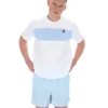 T-shirt blanc Mano à empiècements coupés-cousus