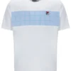 T-shirt blanc Mano à empiècements coupés-cousus
